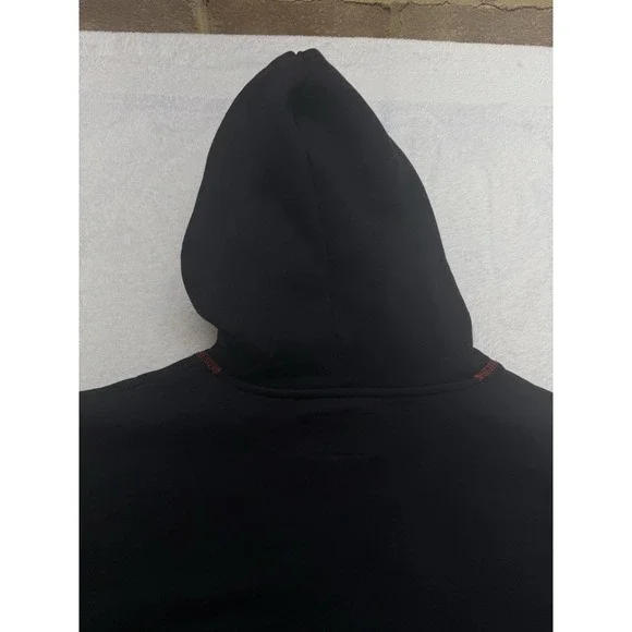 Broken Promises x Happy Bunny I'm Bad Contrast Black Hoodie Woman's Large Pocket - Picture 12 of 16